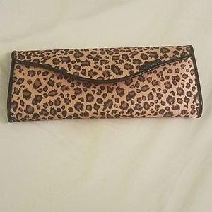 Leopard clutch.